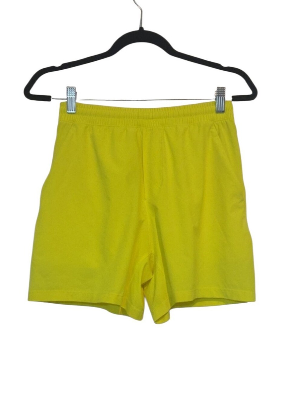 Lululemon Yellow Pace Breaker Shorts